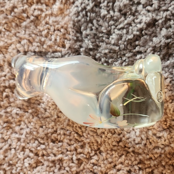 *Rare* Signed Fenton Opalescent Cat Figurine - Picture 4 of 7